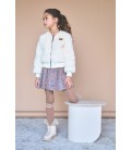 Nacey Flared Velvet AOP skirt