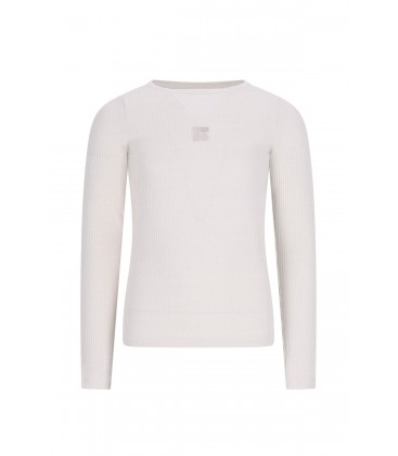 Eva Flo young jersey top with ruffle sleeve hem
