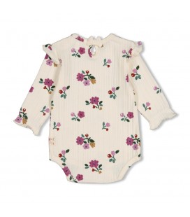 Feetje Romper rib AOP - Afternoon Tea