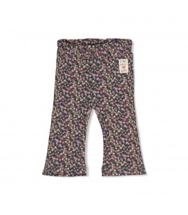 Feetje Flare broek rib AOP - Afternoon Tea