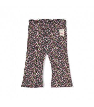 Feetje Flare broek rib AOP - Afternoon Tea