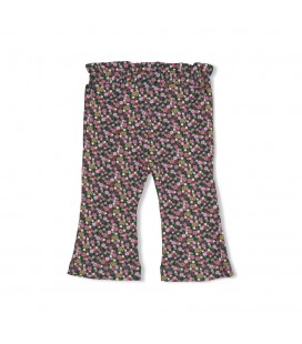 Feetje Flare broek rib AOP - Afternoon Tea
