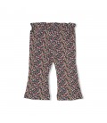 Feetje Flare broek rib AOP - Afternoon Tea