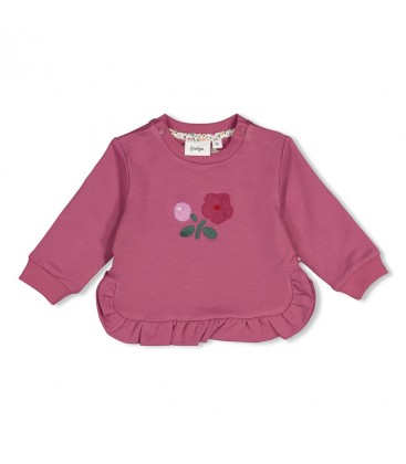 Feetje Sweater ruches relaxed fit - Afternoon Tea