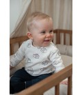 Feetje Longsleeve rib AOP - Built for Fun