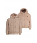 Nono Bomby Reversible Girls Hooded Winter Bomberjacket