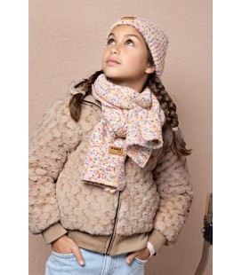 Nono Bomby Reversible Girls Hooded Winter Bomberjacket
