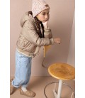 Nono Bomby Reversible Girls Hooded Winter Bomberjacket