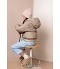 Nono Bomby Reversible Girls Hooded Winter Bomberjacket