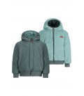 Nono Bomby Reversible Girls Hooded Winter Bomberjacket