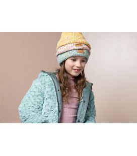 Nono Bomby Reversible Girls Hooded Winter Bomberjacket