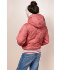 Nono Bomby Reversible Girls Hooded Winter Bomberjacket